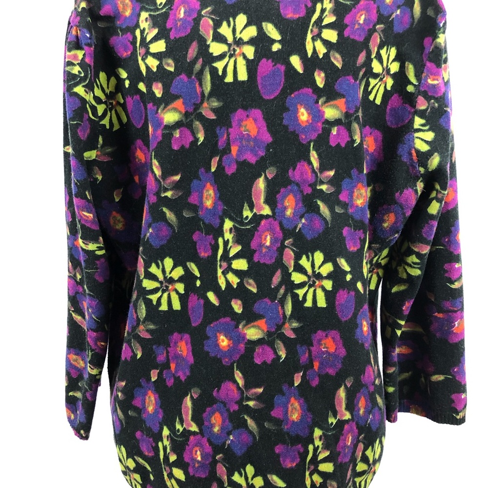 Elementz multicolor floral cardigan cotton blend L